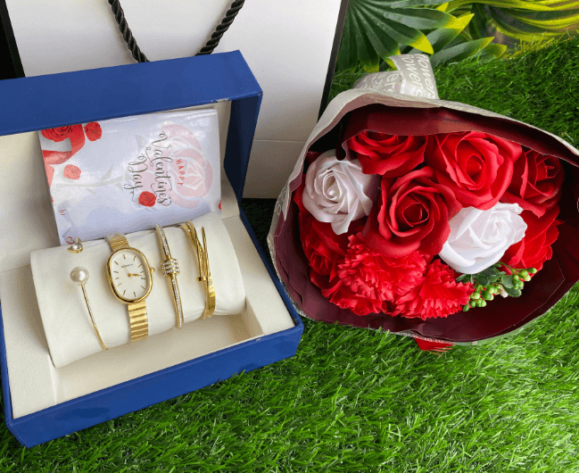 Quality Watch and Bracelet Gift Set